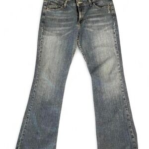 Women's 2012 Levi's 518 Superlow bootcut jeans in denim blue. Size 13 M